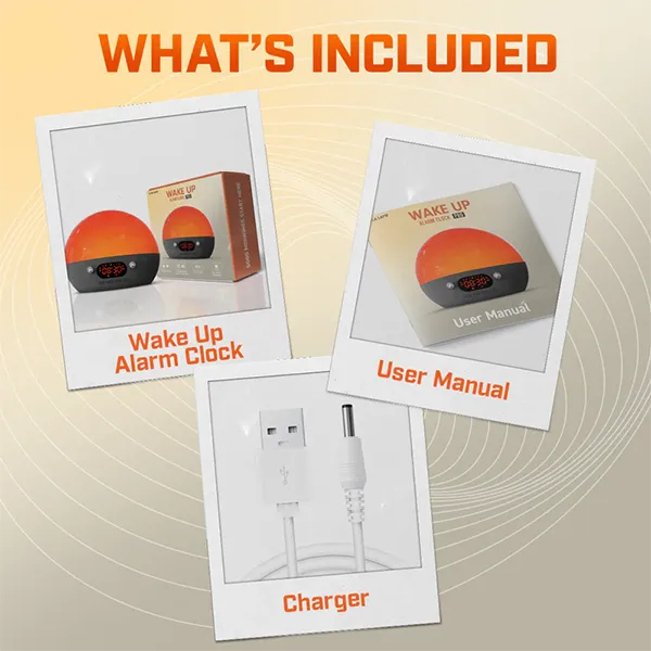 AuroraWake Sunrise Alarm Clocks US14