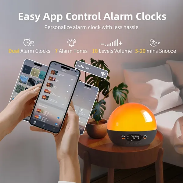 AuroraWake Sunrise Alarm Clocks US14