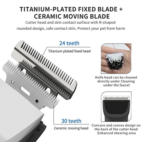 PupyHair Professional Dog Grooming Clippers