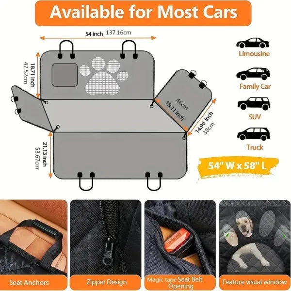 PawMate Dog Car Covers US15