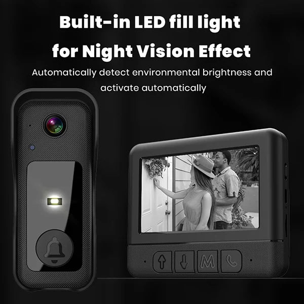 OliCam KZ Doorbell Cameras Without Subscription US14
