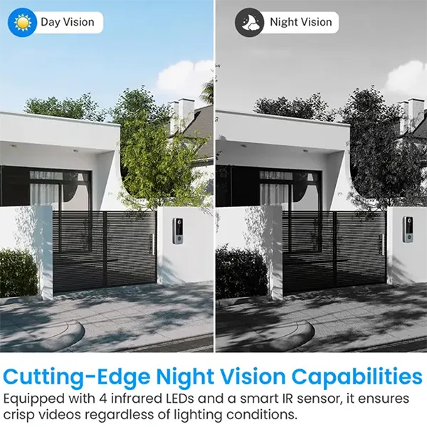 OliCam KZ Doorbell Cameras Without Subscription US46