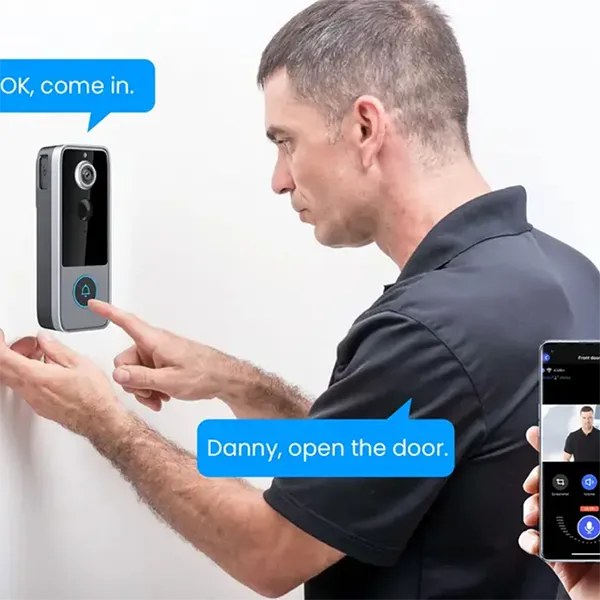 OliCam KZ Doorbell Cameras Without Subscription US46