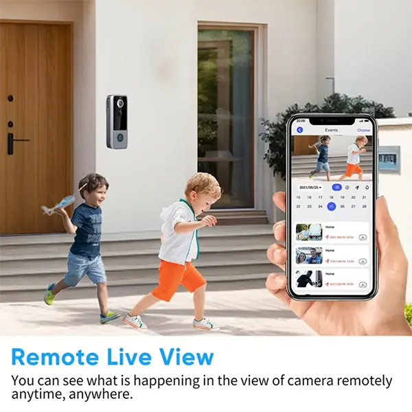 OliCam KZ Doorbell Cameras Without Subscription US46