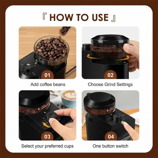 BeanCraft Electric Coffee Grinders US15