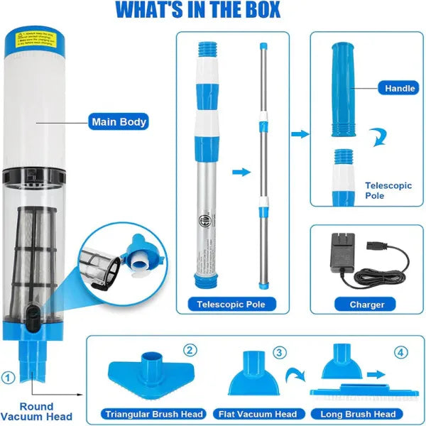 MoliVa X8 Cordless Pool Vacuum US8446