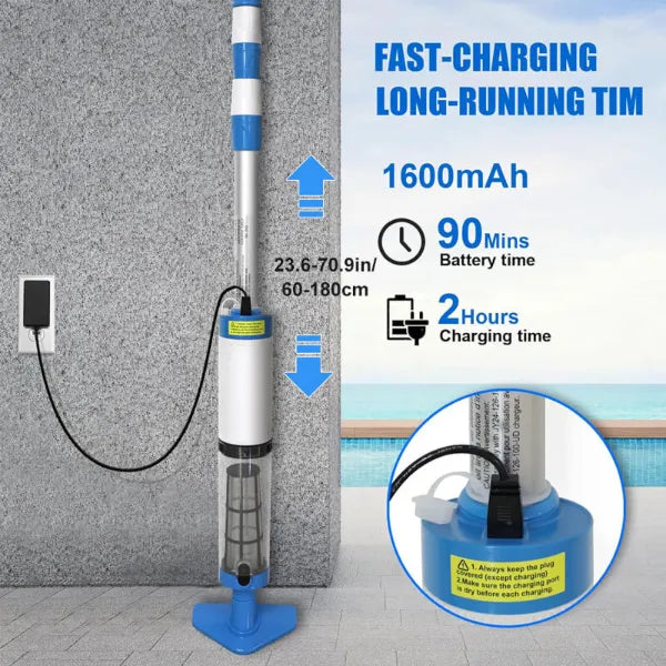MoliVa X8 Cordless Pool Vacuum US8446