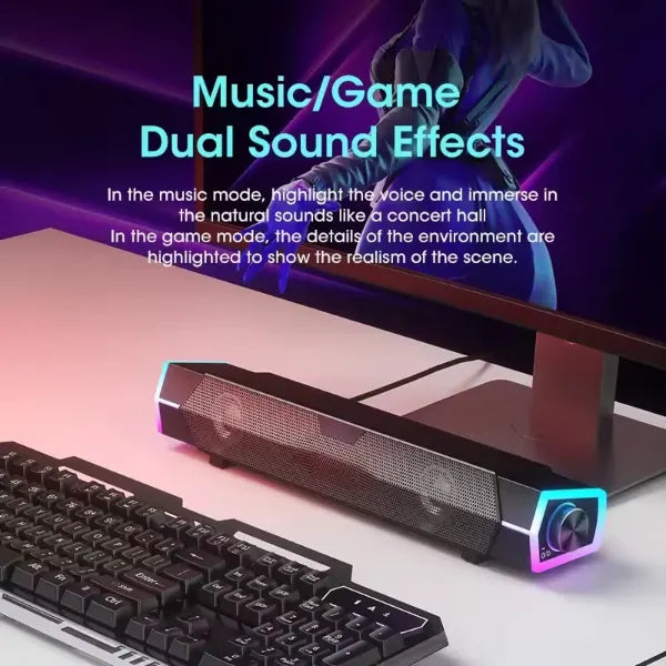 GonySound Soundbars For Monitor US14