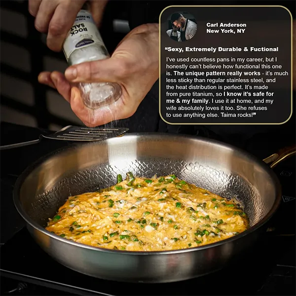 TetsuP6 Titanium Frying Pans US39