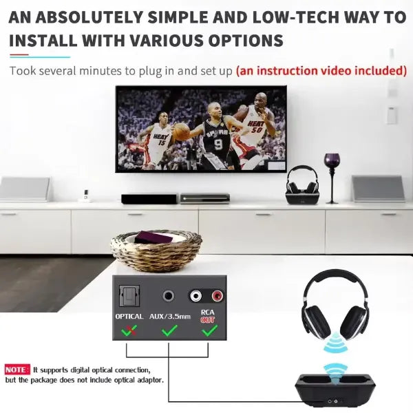 Lofialo Wireless Headphones for TV US01