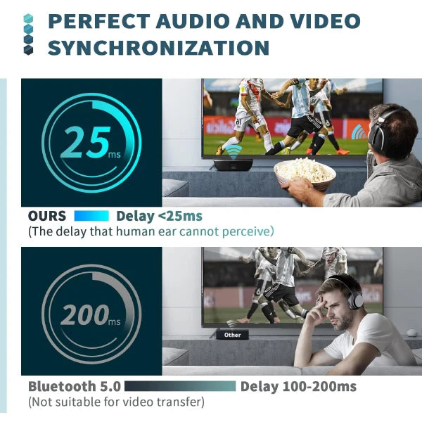 Lofialo Wireless Headphones for TV US01