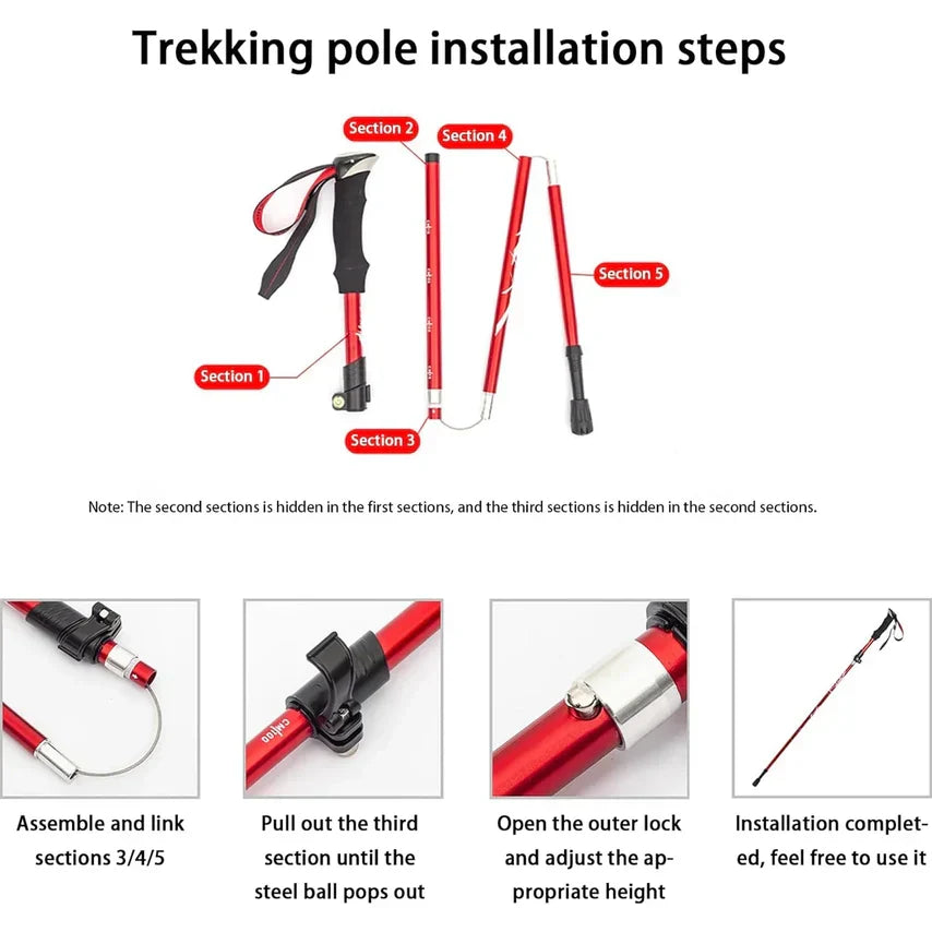 Kolamia Diamond Walking Poles US15