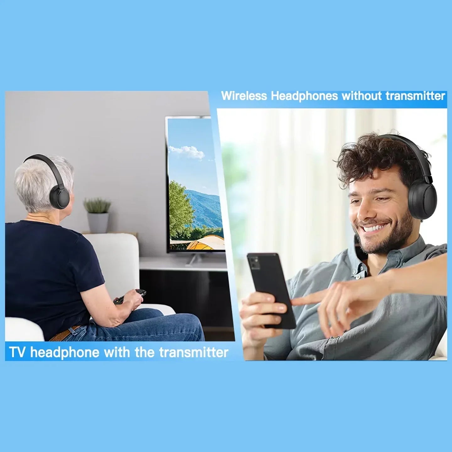 Lofialo TV Headphones