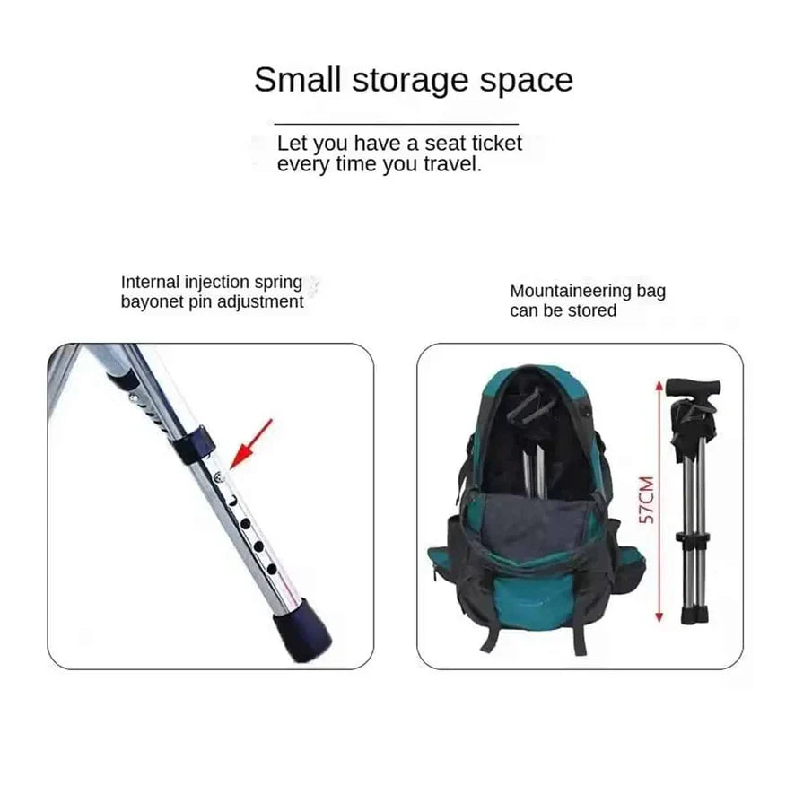 YasuSeat Walking Stick With Seat US